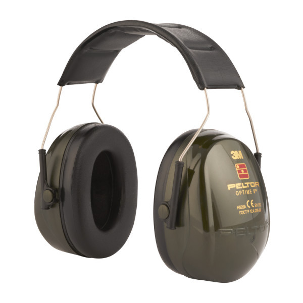 3M PELTOR Optime II Kapselgehörschützer, 31 dB, grün, Kopfbügel, H520A-407-GQ